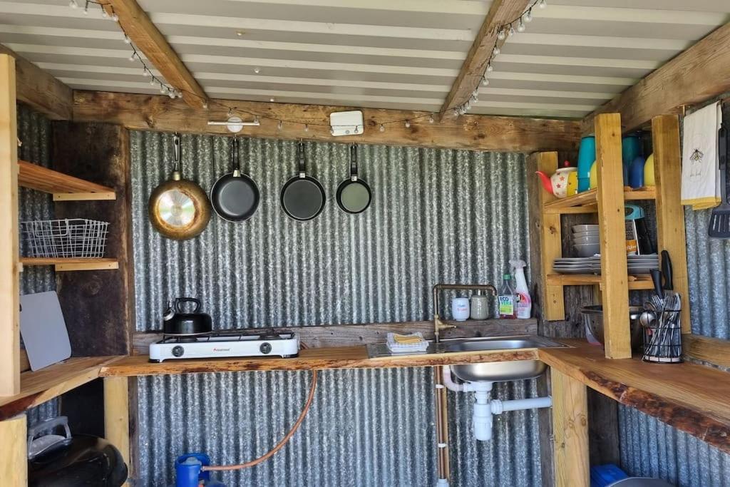Bronfelen Yurt Hotel Cynghordy Eksteriør billede